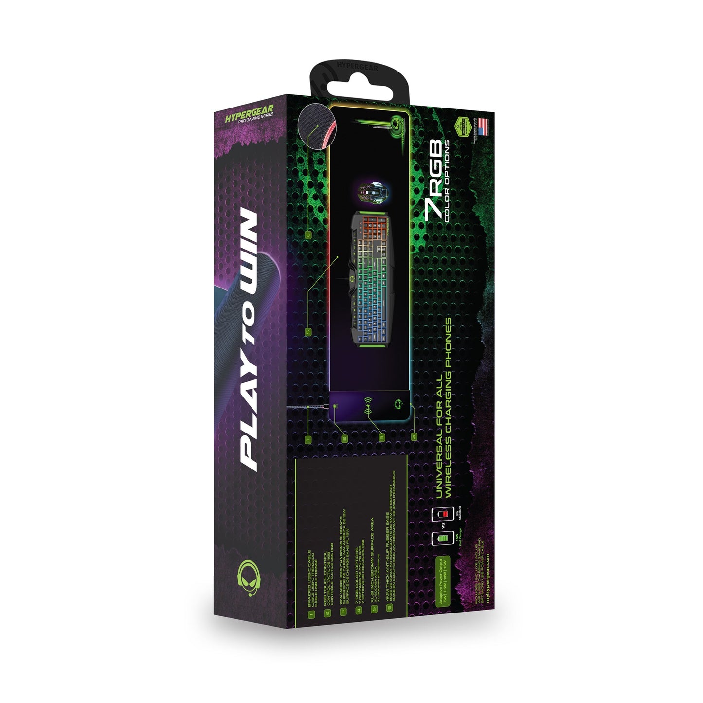 Image of Hypergear Battle Charge Wireless Gaming Pad With Wireless Charging 15584 Hyp 1504115566 from Edmene LLC