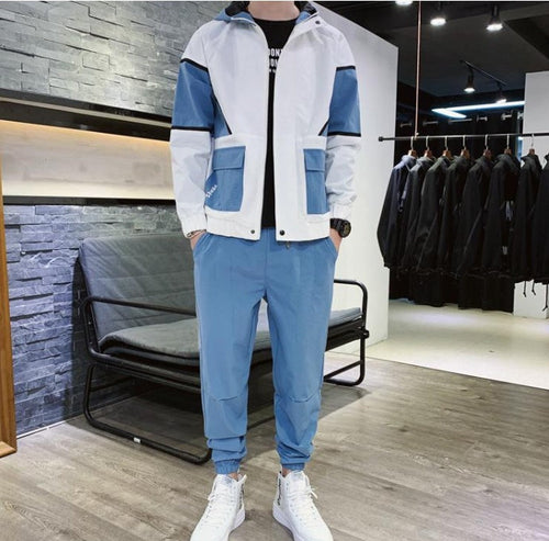 SeoulEase™ – Korean Men's Two-Piece Tracksuit