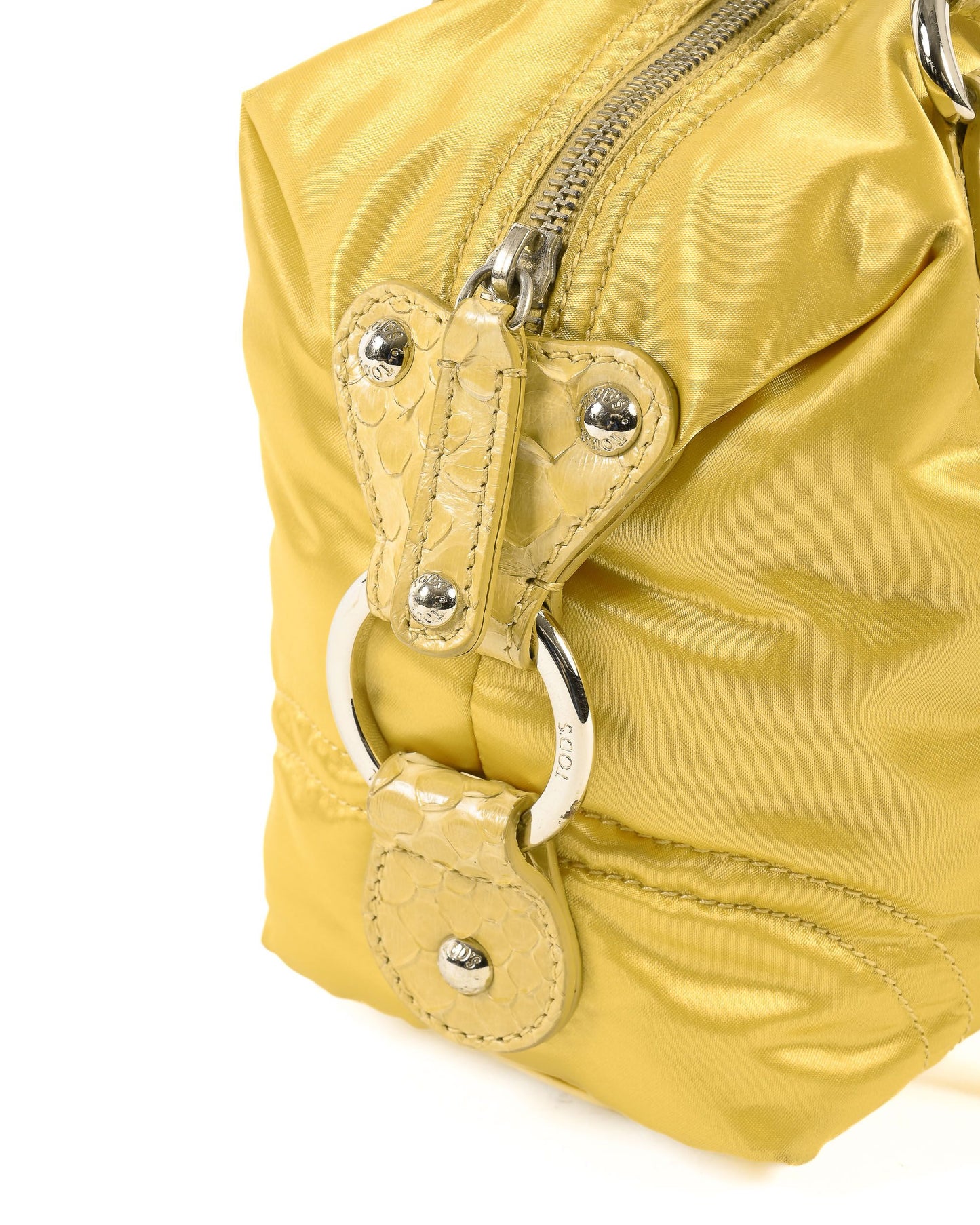Image of Tods Womens Handbag Wadbh1 100 Yellow 166867924 from Edmene LLC