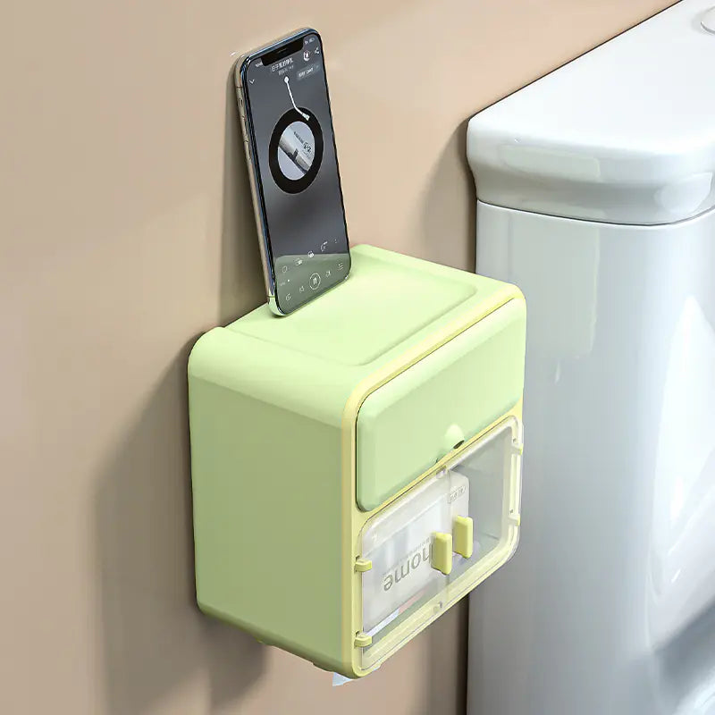 Luxury Wall-Mounted Paper Towel Holder for Bathroom