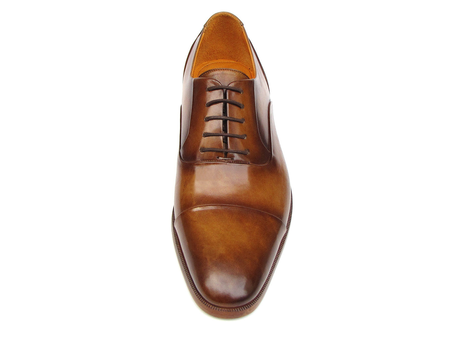 Image of Paul Parkman Mens Captoe Oxfords Brown Leather Id 074 Cml 1735406380 from Edmene LLC