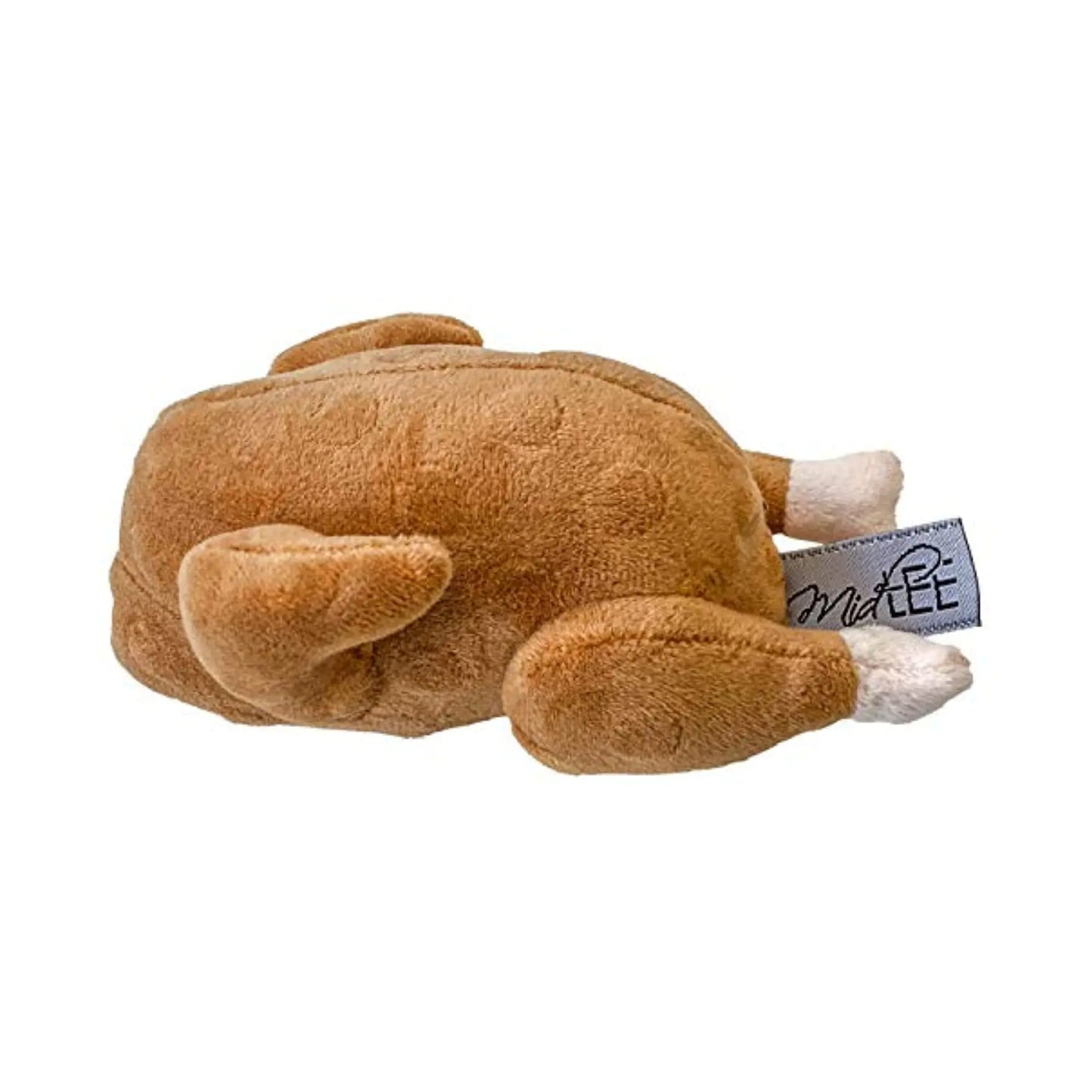Midlee Roasted Thanksgiving Turkey Plush Dog Toy (Small)