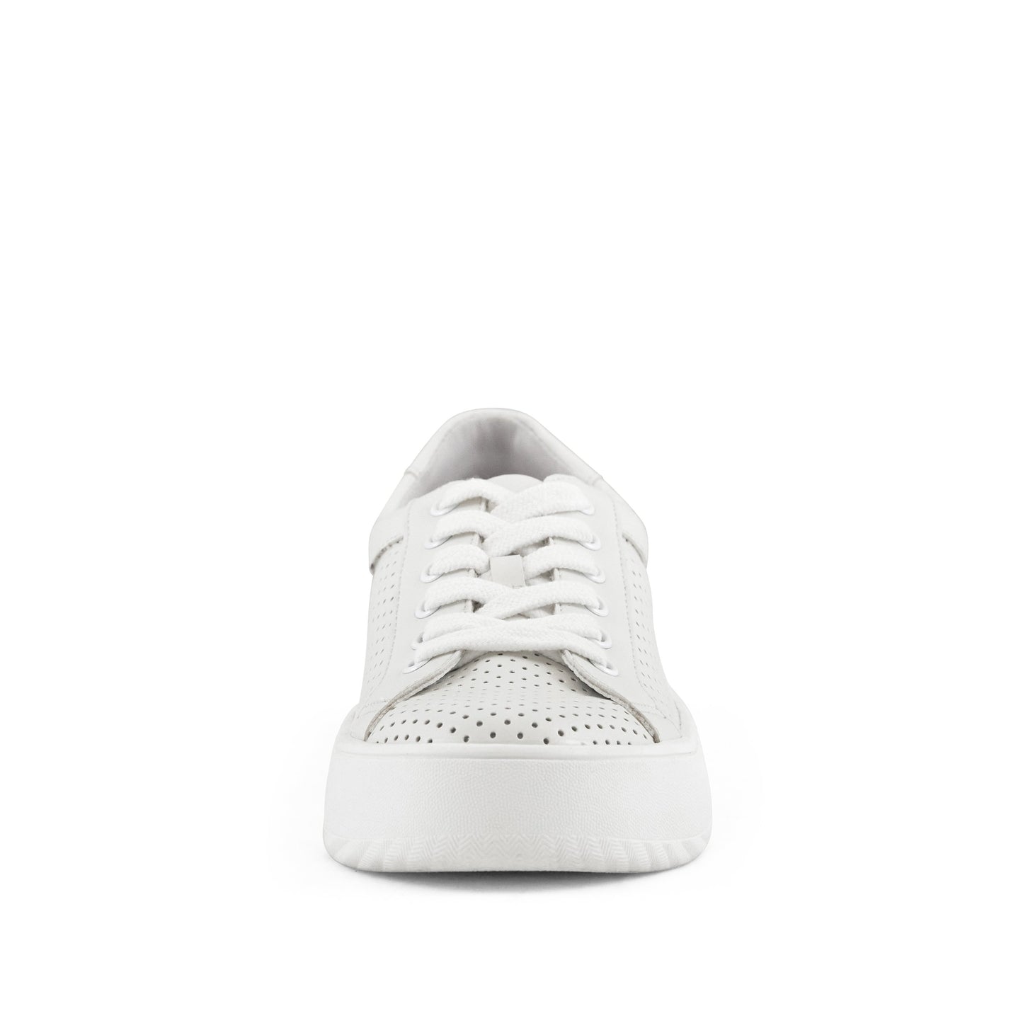 Image of Womens Manila Perf Lace Up White 297688134 from Edmene LLC