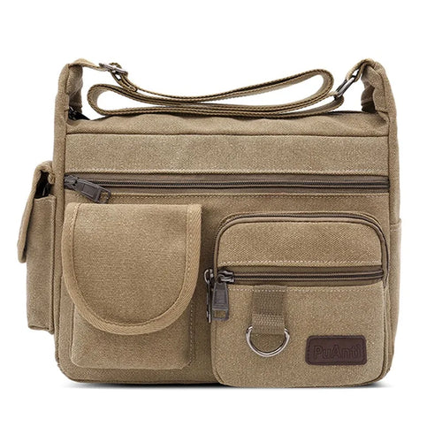 Image of Men Canvas Shoulder Bags Casual Tote Travel Mens Crossbody Bag Luxury 1578294836 from Edmene LLC