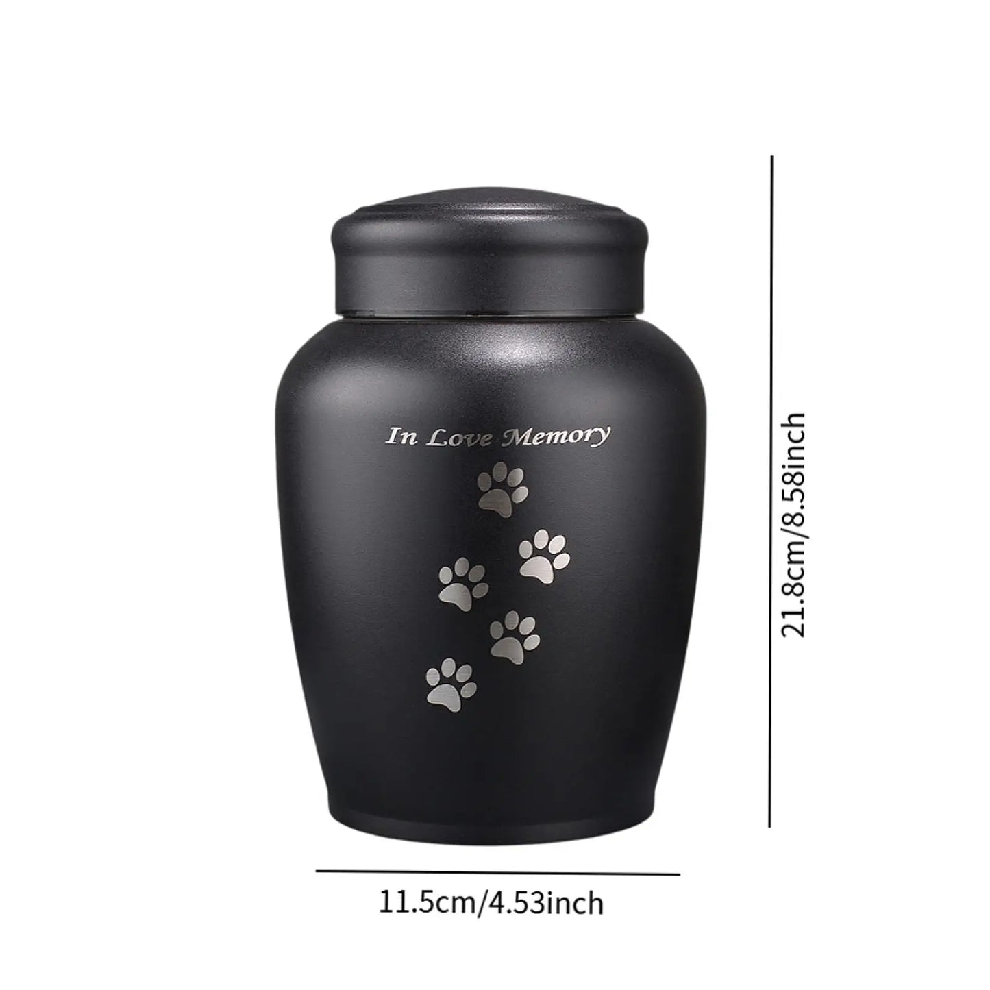 Image of New Multi Colored Stainless Steel Pet Urn Sealed Funeral Memorial Ash Holder For Dog Cat Bird Mouse Cremation Ashes from Edmene LLC