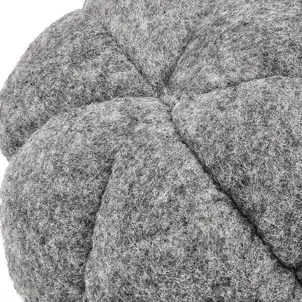 Set Of 3, 8.3x8.3x5.5 Gray Pumpkin, Pumpkin Ornament Decor For Holiday Harvest Festival Fall Festival Thanksgiving