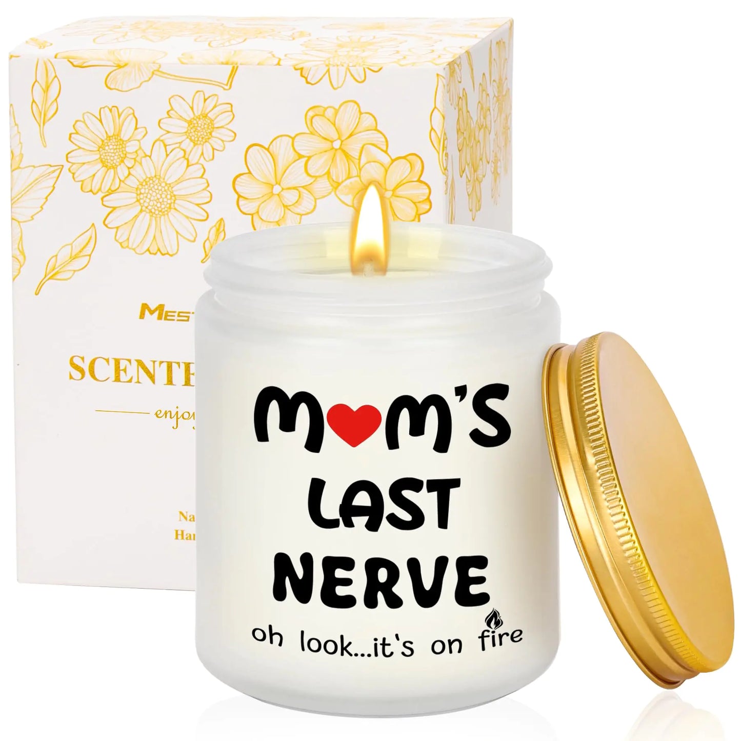 Gifts for Mom from Daughter Son Funny Candle for Mom Unique Mom Gift Ideas on Christmas Thanksgiving Birthday Mothers Day (Lavender Scent)