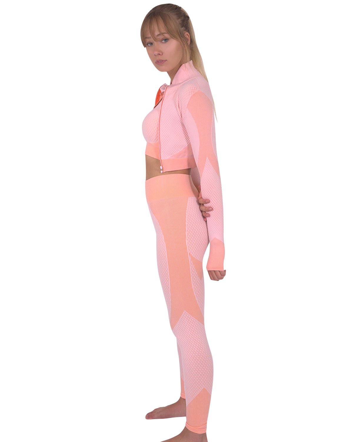 Image of Trois Seamless Sports Jacket Pink 469806251 from Edmene LLC