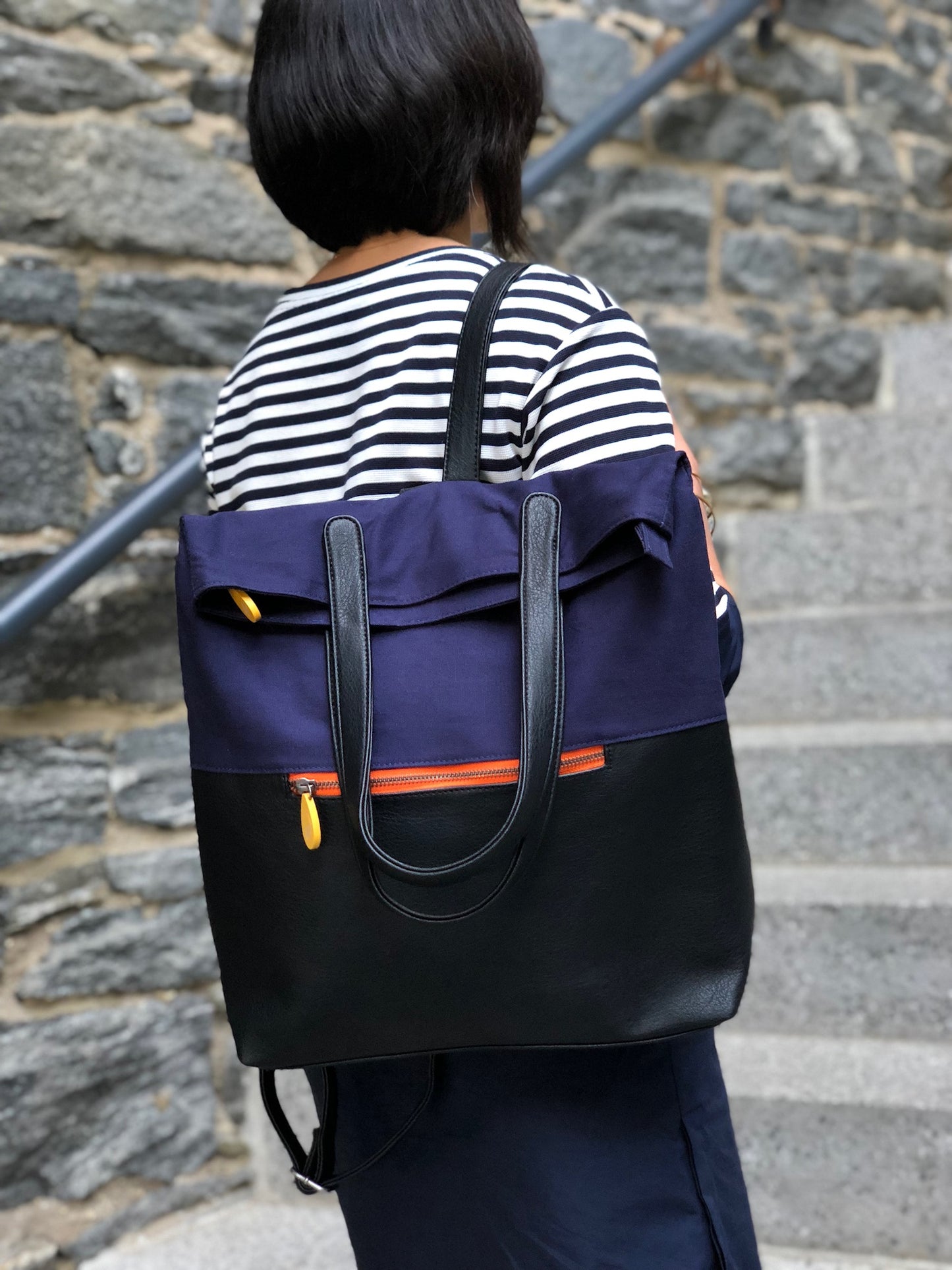 Image of Greenpoint Convertible Backpack With Vegan Leather 1060206782 from Edmene LLC