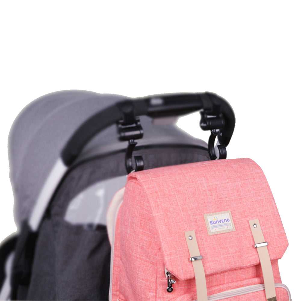 Image of Canvas Diaper Bag Travel Backpack 61650459 from Edmene LLC
