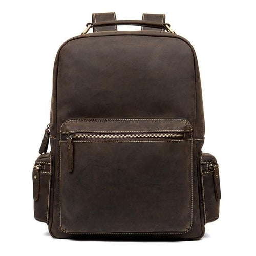Image of The Langley Backpack Genuine Vintage Leather Backpack 1017340885 from Edmene LLC