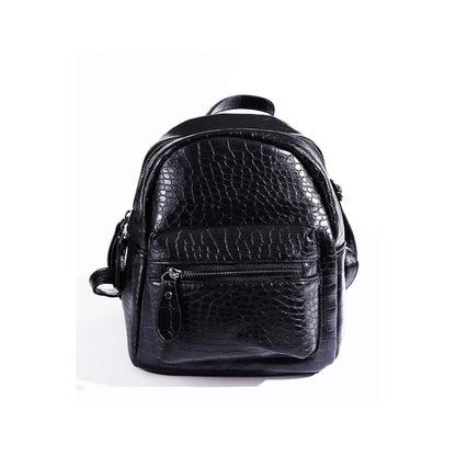 PU LEATHER ALLIGATOR PRINT BACKPACK