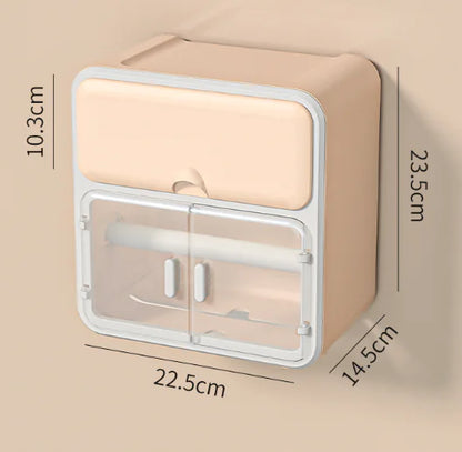 Luxury Wall-Mounted Paper Towel Holder for Bathroom