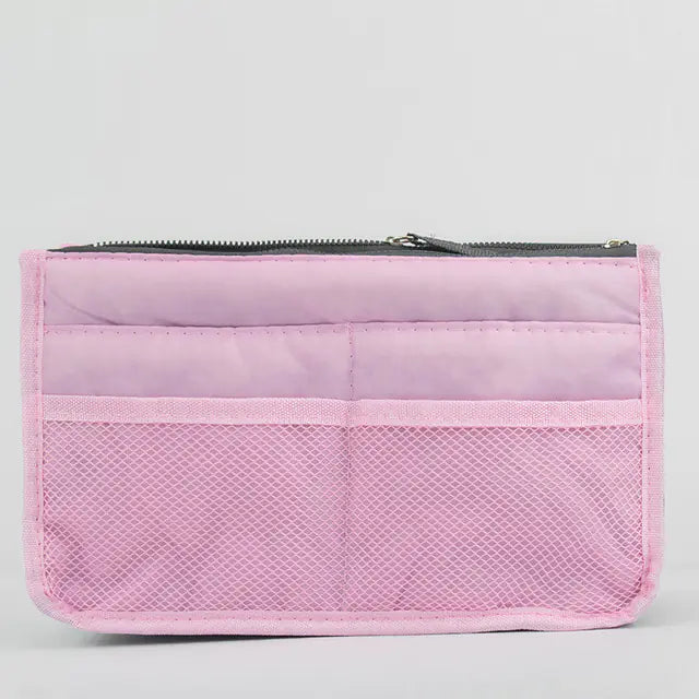 Double Zipper Makeup and Toiletry Storage Bag