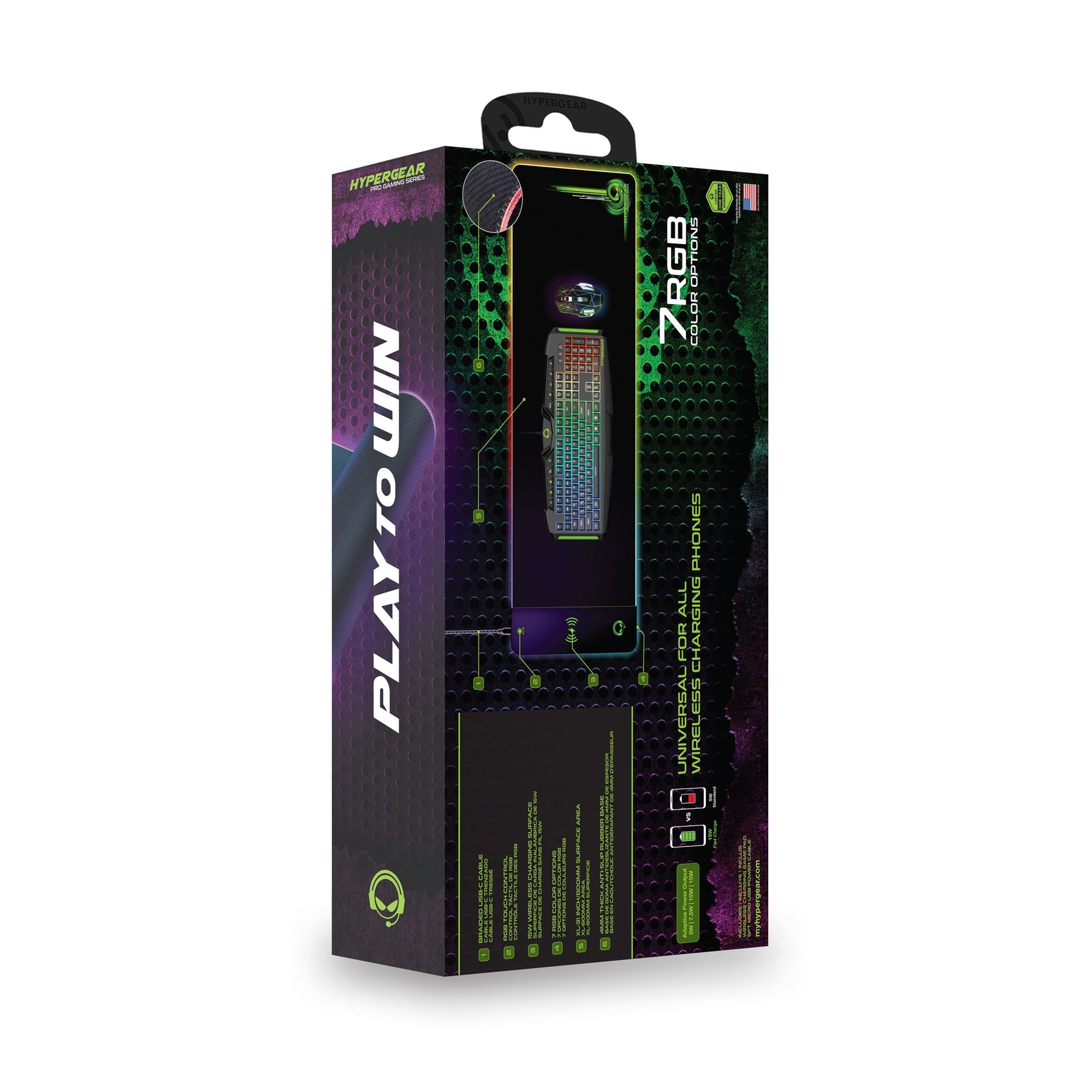 Image of Hypergear Battle Charge Wireless Gaming Pad With Wireless Charging 15584 Hyp 1504115566 from Edmene LLC