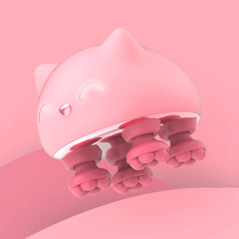 Image of Automatic Rechargeable Electric Massager Human Pet Dual Use Massager Cute Styling Colorful Waterproof Massager from Edmene LLC