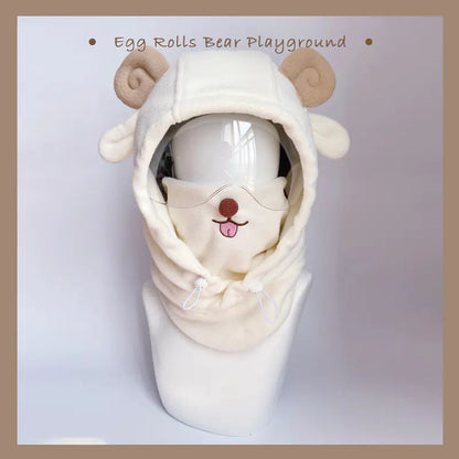 Fashionable Ski Helmet Hat Cover Decoration