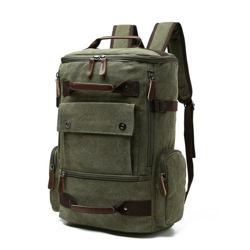 Image of Canvas Shoulder Casual Backpack 1114305639 from Edmene LLC