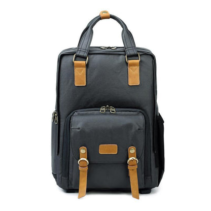 Professional Simple Light Canvas Fashion Camera Backpack