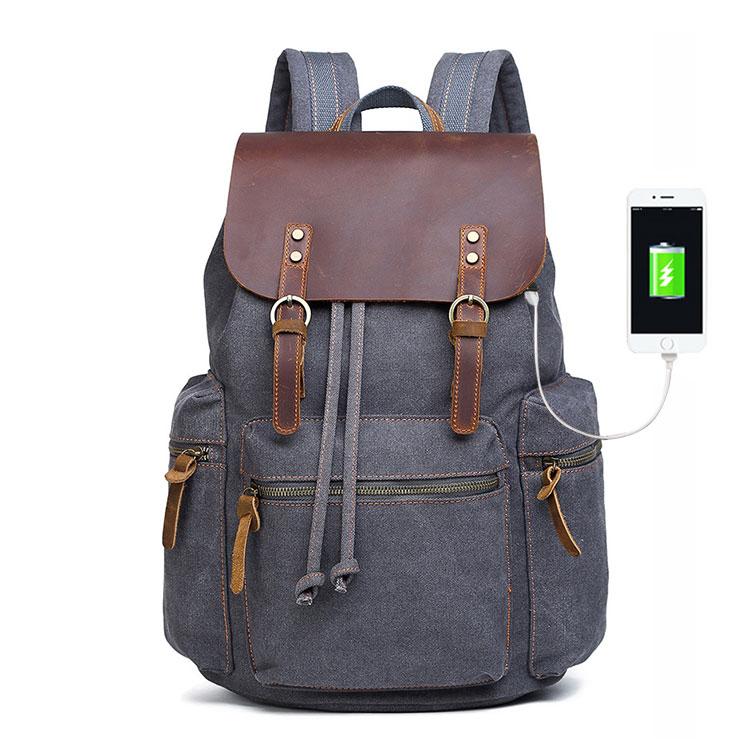 Image of Mens And Womens High Quality Canvas Backpack 456788645 from Edmene LLC