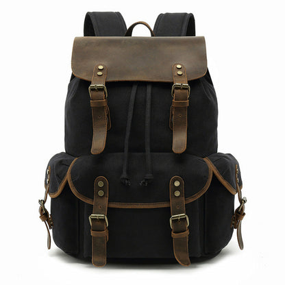 Fashion Outdoor Travel Portable Casual Canvas Backpack