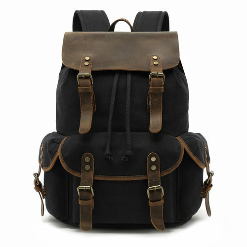 Fashion Outdoor Travel Portable Casual Canvas Backpack