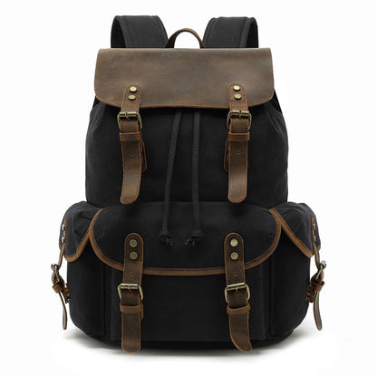 Fashion Outdoor Travel Portable Casual Canvas Backpack