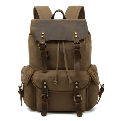 Fashion Outdoor Travel Portable Casual Canvas Backpack