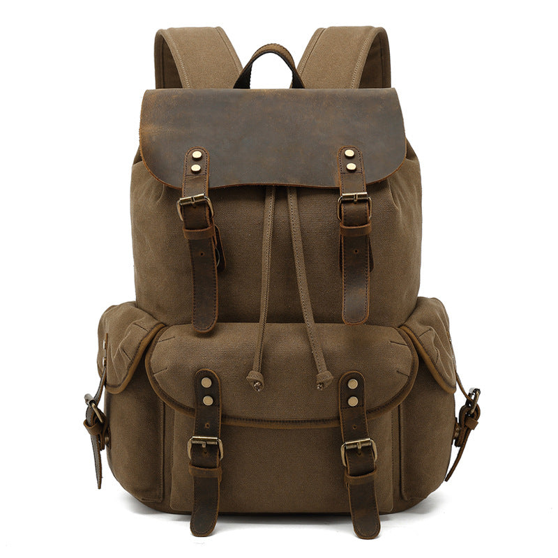 Fashion Outdoor Travel Portable Casual Canvas Backpack