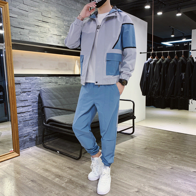 SeoulEase™ – Korean Men's Two-Piece Tracksuit