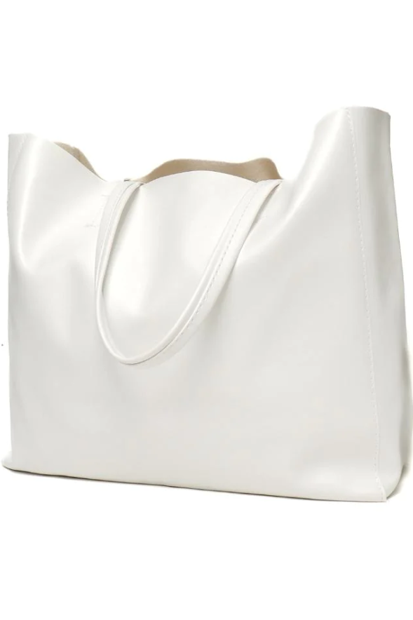 Image of Hand bag, ART2253, white from Edmene LLC