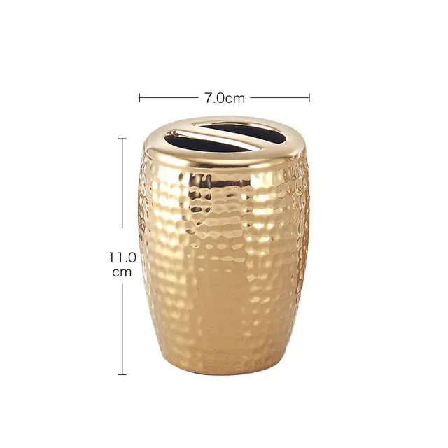 Modern Ceramic 5-Piece Bathroom Accessory Set