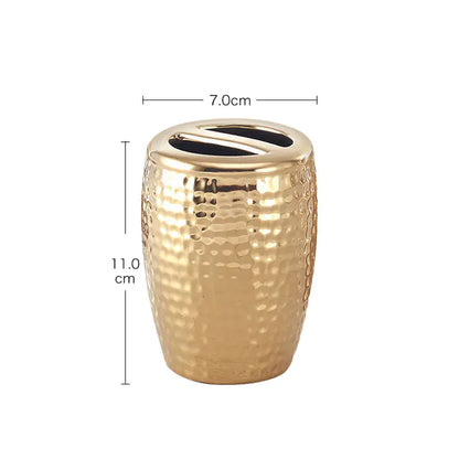 Modern Ceramic 5-Piece Bathroom Accessory Set