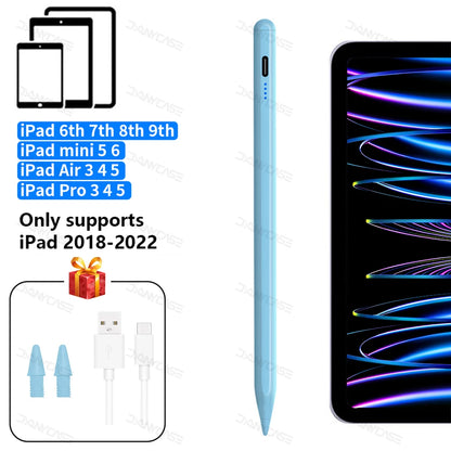 For Apple Pencil 2 Wireless Charging Palm Rejection Stylus Pen for iPad Air 4 5 Pro 11 12.9 Mini 6 Accessories for iPad Pencil