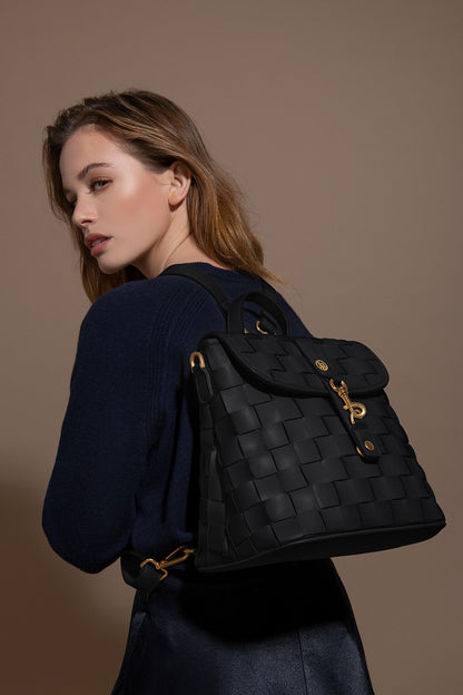 Image of Rosie Black Mini Backpack 1 1169764008 from Edmene LLC
