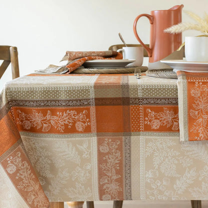 Benson Mills Heirloom Harvest Yarn Dyed Jacquard Fabric Table Cloth Fall Harvest and Thanksgiving Tablecloth (52" X 70" Rectangular Heirloom Harvest)