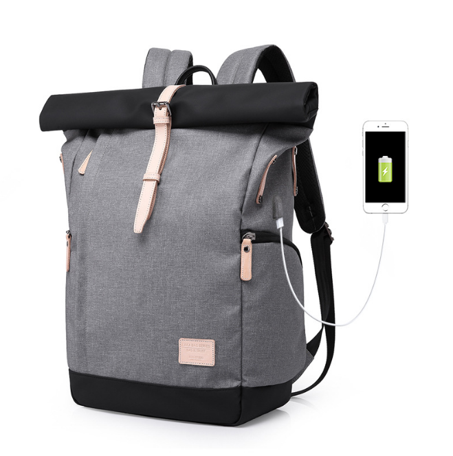 High Quality Oxford Cloth Backpack With USB Charging Port