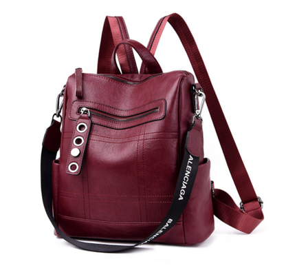Image of Womens High Quality Leather Backpack 1607423931 from Edmene LLC