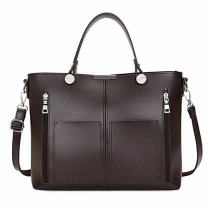 Image of Double Pocket Crossbody Stitching Shoulder Bag 1559444391 from Edmene LLC