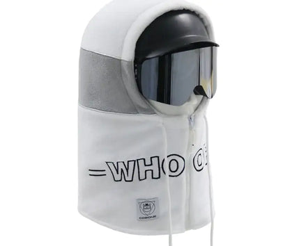 Cute Rabbit Ski Face Helmet Cap