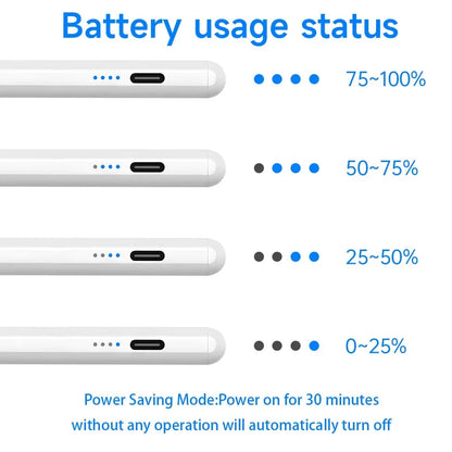 For Apple Pencil 2 Wireless Charging Palm Rejection Stylus Pen for iPad Air 4 5 Pro 11 12.9 Mini 6 Accessories for iPad Pencil
