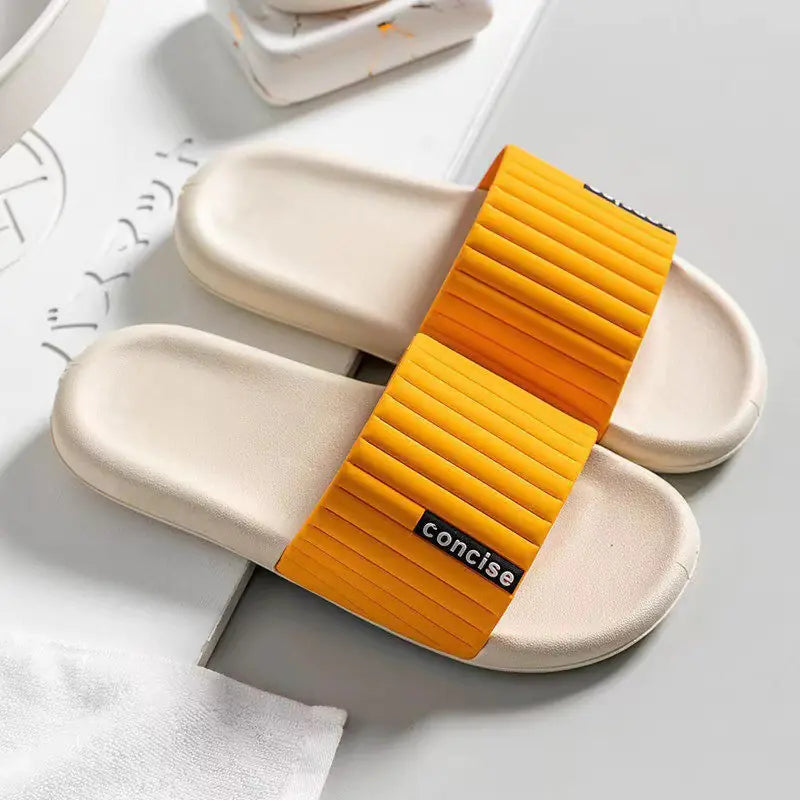 Men's Non-Slip EVA Soft Bathroom Slippers for Home
