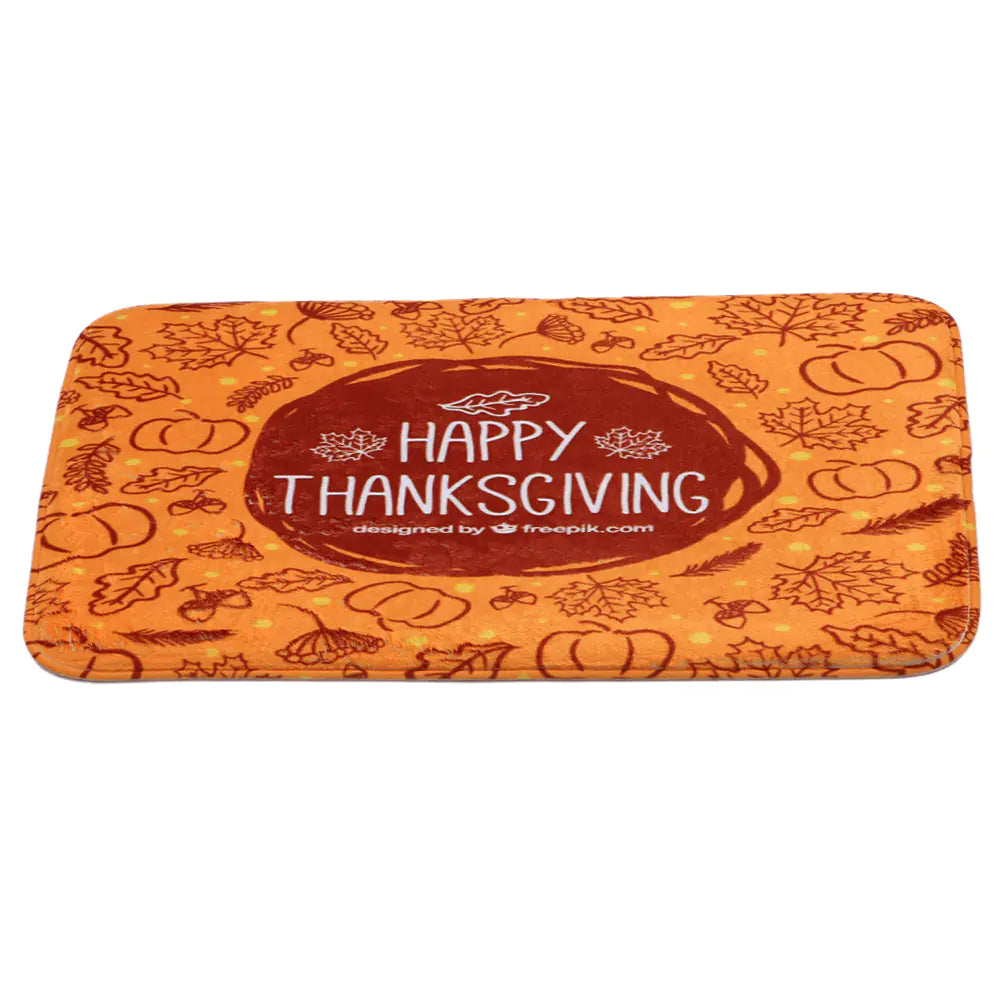 Thanksgiving Home Bedroom Anti-Slip Door Mat Carpet