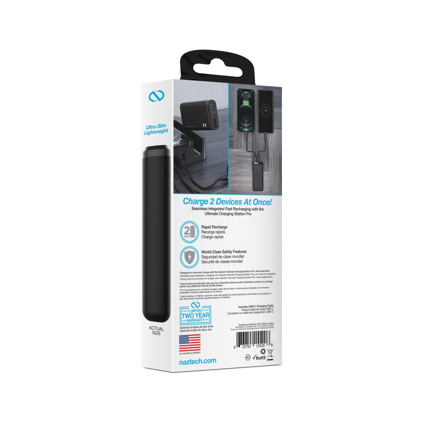 Image of Naztech 4000Mah Usb C Usb Power Bank With 13 Hours Battery Life 15520 Hyp 405463760 from Edmene LLC