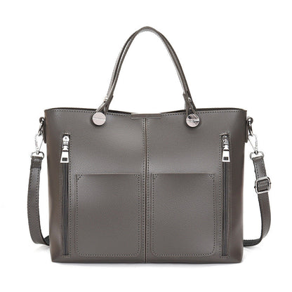 Image of Double Pocket Crossbody Stitching Shoulder Bag 1559444391 from Edmene LLC