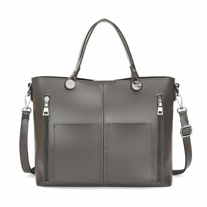 Image of Double Pocket Crossbody Stitching Shoulder Bag 1559444391 from Edmene LLC