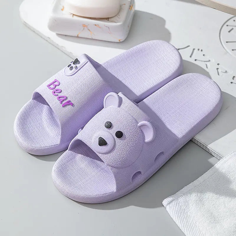 Cartoon Soft Bottom Non-Slip Bathroom Sandals