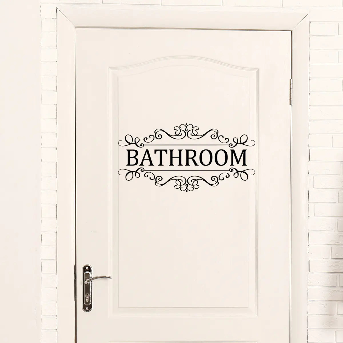Minimalist Self-Adhesive Bathroom Wall Stickers