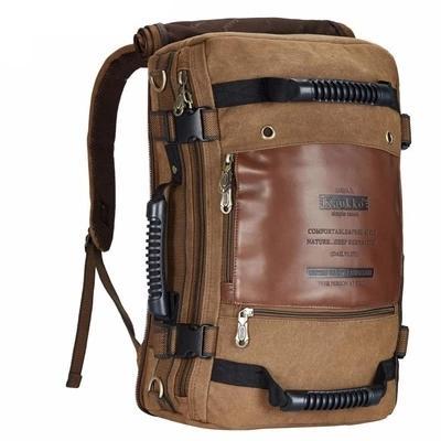 Image of Large High Quality Canvas Travel Mountaineering Backpack from Edmene LLC