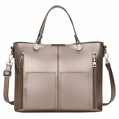 Image of Double Pocket Crossbody Stitching Shoulder Bag 1559444391 from Edmene LLC